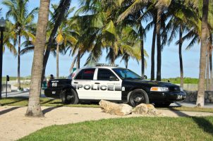 Polizeiwagen in Florida