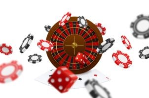Roulette, Jetons, Spielwürfel