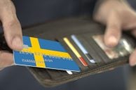 Portemonnaie, schwedische Kreditkarte