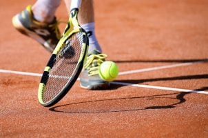Tennisspiel