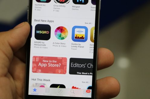 App-Store auf Smartphone