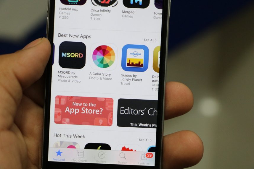 App-Store auf Smartphone