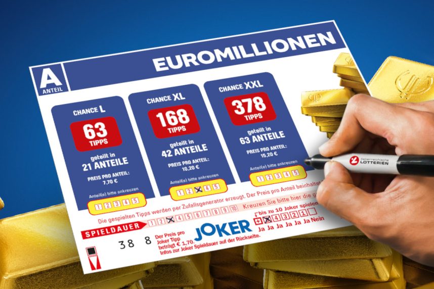 EuroMillionen-Lottoschein