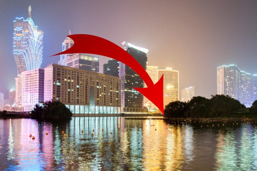 Macau, roter Pfeil