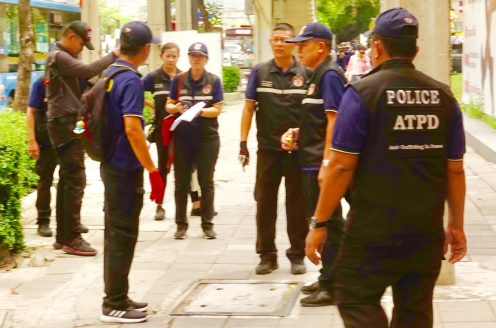 Polizisten in Thailand