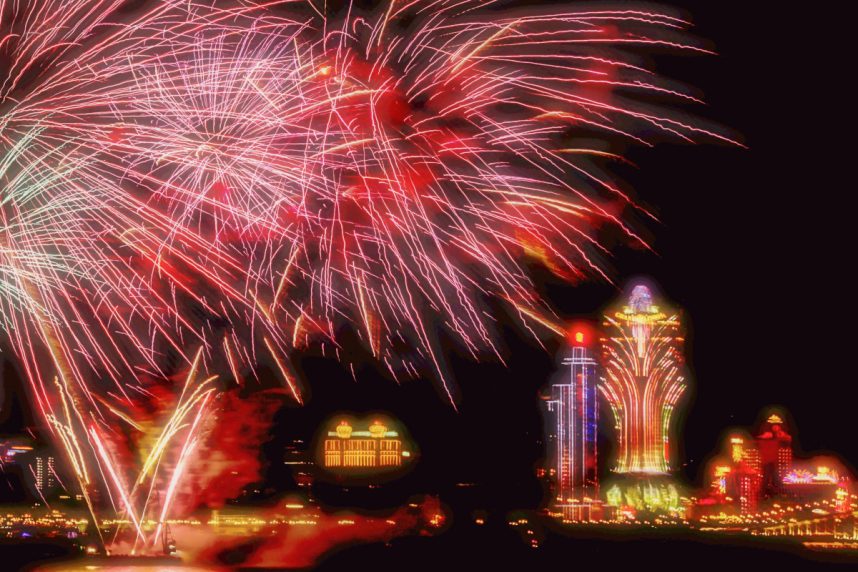 Feuerwerk in Macau