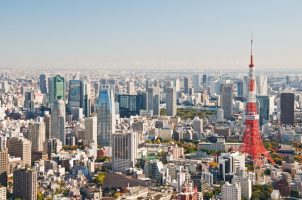 Stadtansicht von Tokio