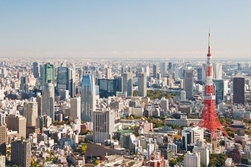Stadtansicht von Tokio