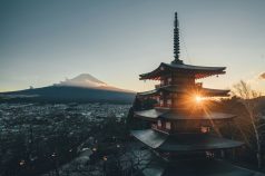 Mount Fuji, Tempel in Japan