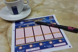 EuroMillions-Lottoschein