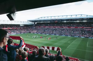 Fans im Fußballstadion