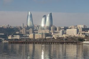 Skyline von Baku