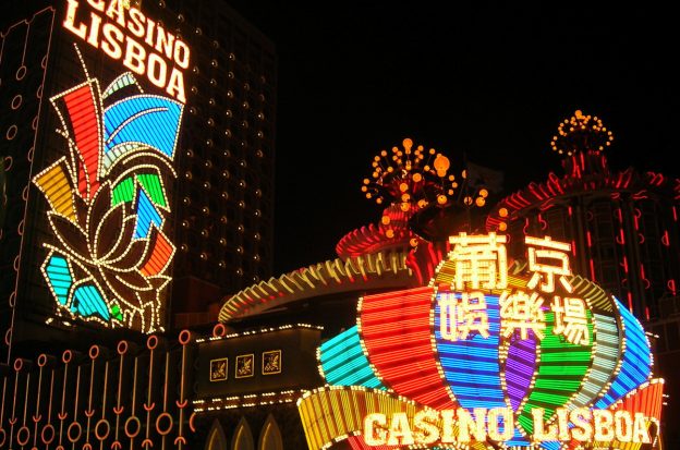 Leuchtreklame Casino Lisboa, Macau