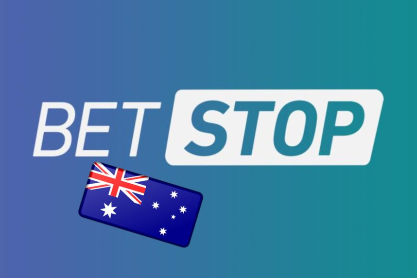 BetStop-Logo, australische Fahne