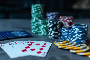 Jetons und Spielkarten
