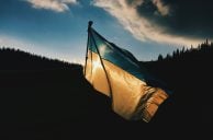 Ukraine Flagge