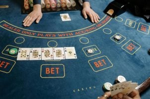 Baccarat am Casino-Tisch