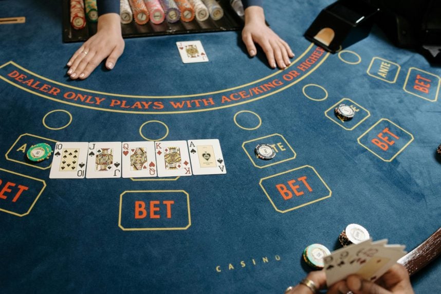 Baccarat am Casino-Tisch