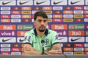 Lucas Paqueta bei Pressekonferenz
