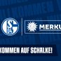 Schalke 04- und Merkur Group-Logos