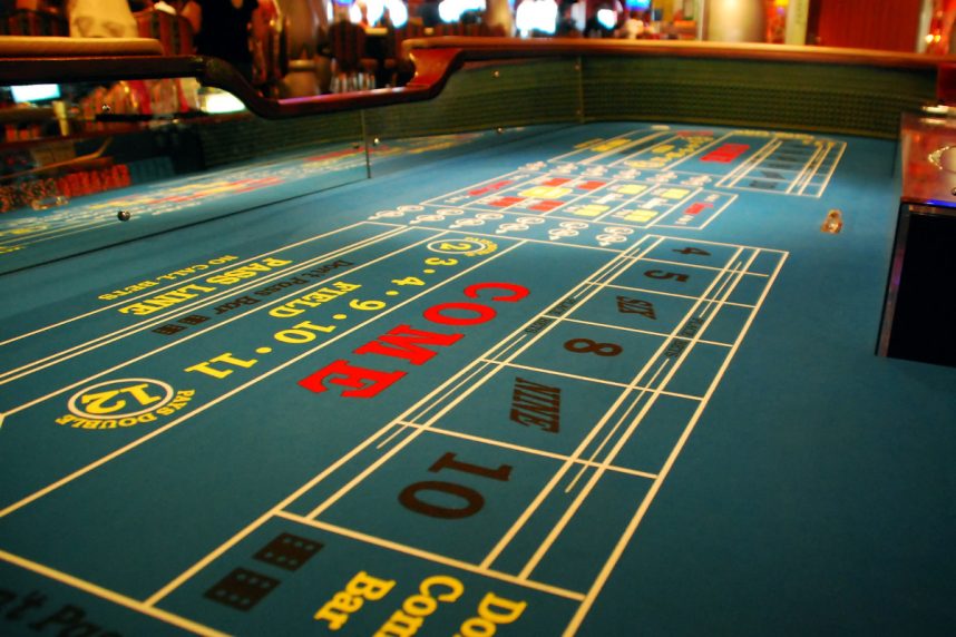 Craps-Tisch im Casino