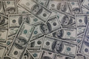 100 US-Dollar Banknoten