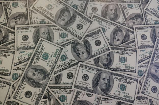 100 US-Dollar Banknoten