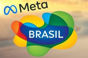 Facebook Brazil und Meta-Logo