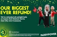 Paddy Power-Werbeanzeige