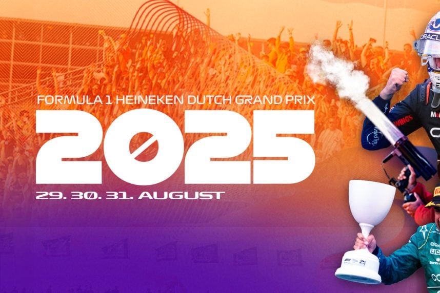 Plakat F1-Grand-Prix Zandvoort 2025