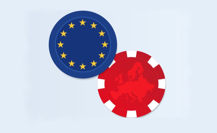Jetons mit Europa-Logo