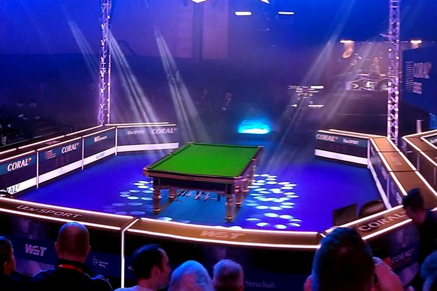 Snooker-Tisch bei Turnier