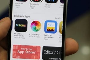 Smartphone mit App-Store
