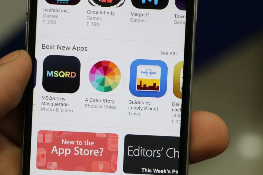 Smartphone mit App-Store