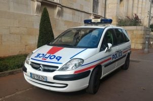 französisches Polizeiauto