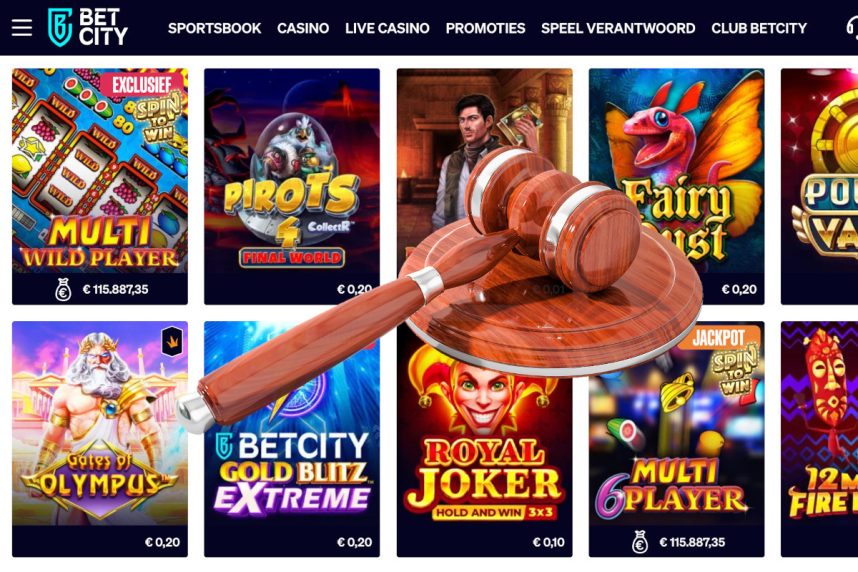 Online-Casino, Justiz-Hammer