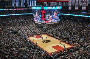 NBA-Match in vollem Stadion