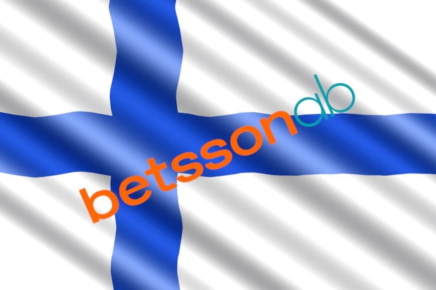 finnische Fahne, Betsson-Logo