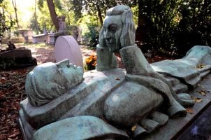 Grabstelle auf Friedhof