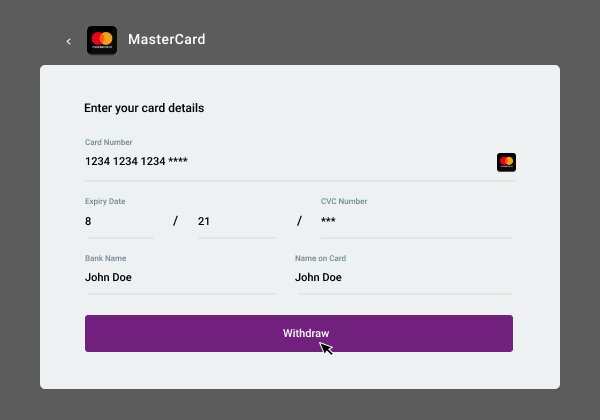Withdraw as much as you want.