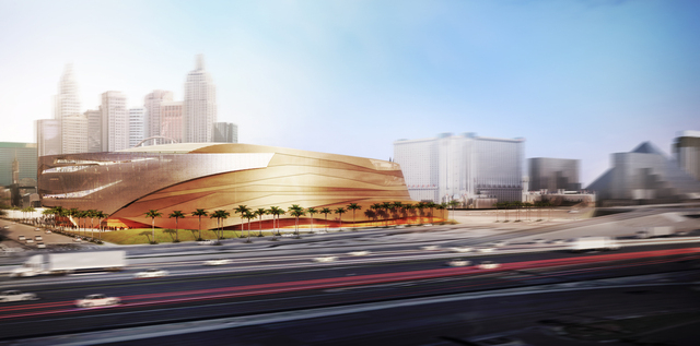 MGM Resorts' new sports arena rendering