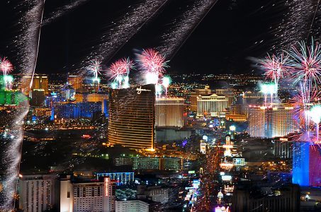 Las Vegas on New Year's Eve