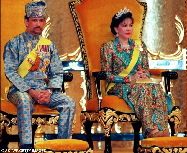 Sultan of Brunei Miriam Aziz Fatimah Lim