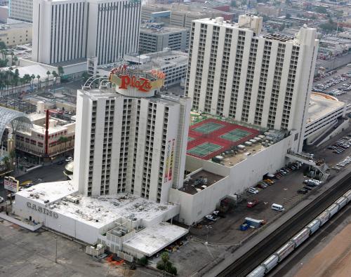 Plaza Hotel Casino Las Vegas Wranglers ice hockey rink