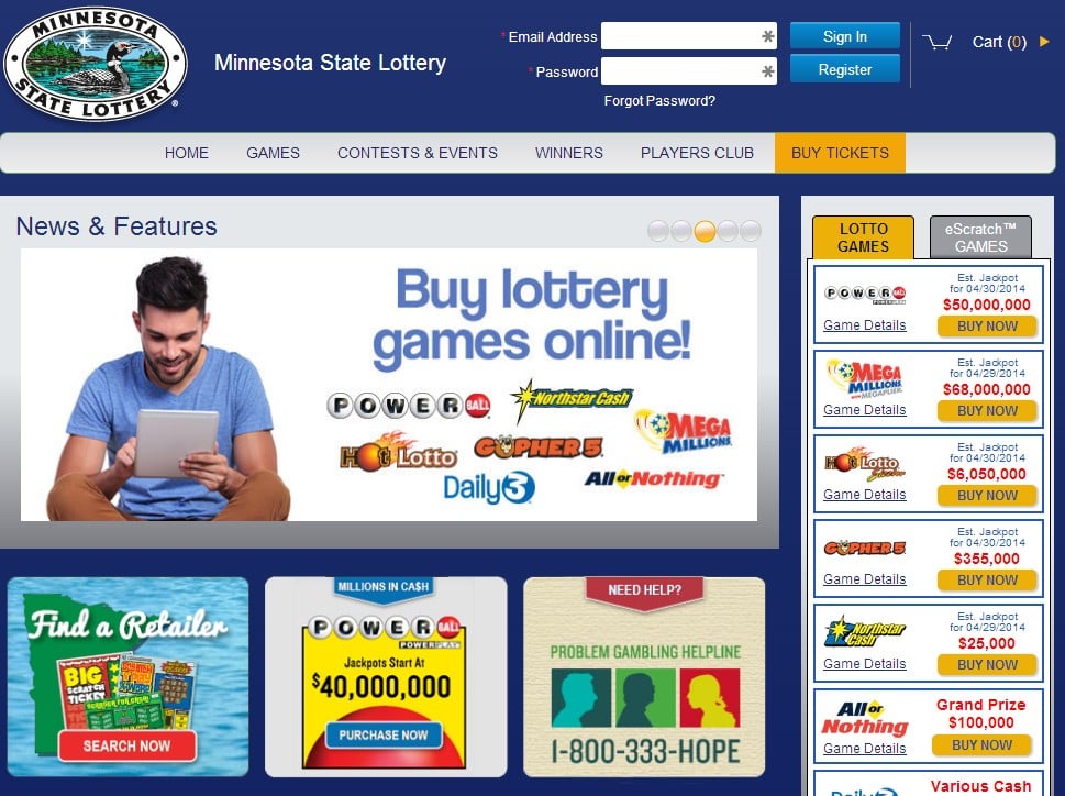 Minnesota online lottery