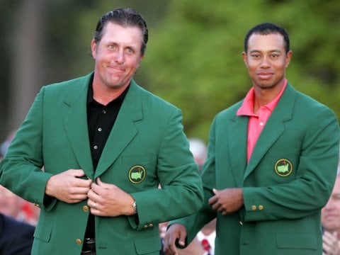 Tiger Woods Phil Mickelson The Masters 