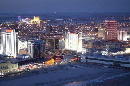 Atlantic City New Jersey online gambling revenue drop