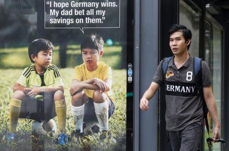 As World Cup fever overtook the entire globe last week, an anti-gambling campaign in Singapore backfired.