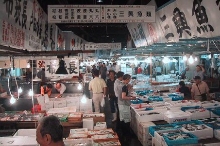 Tsukiji fish market