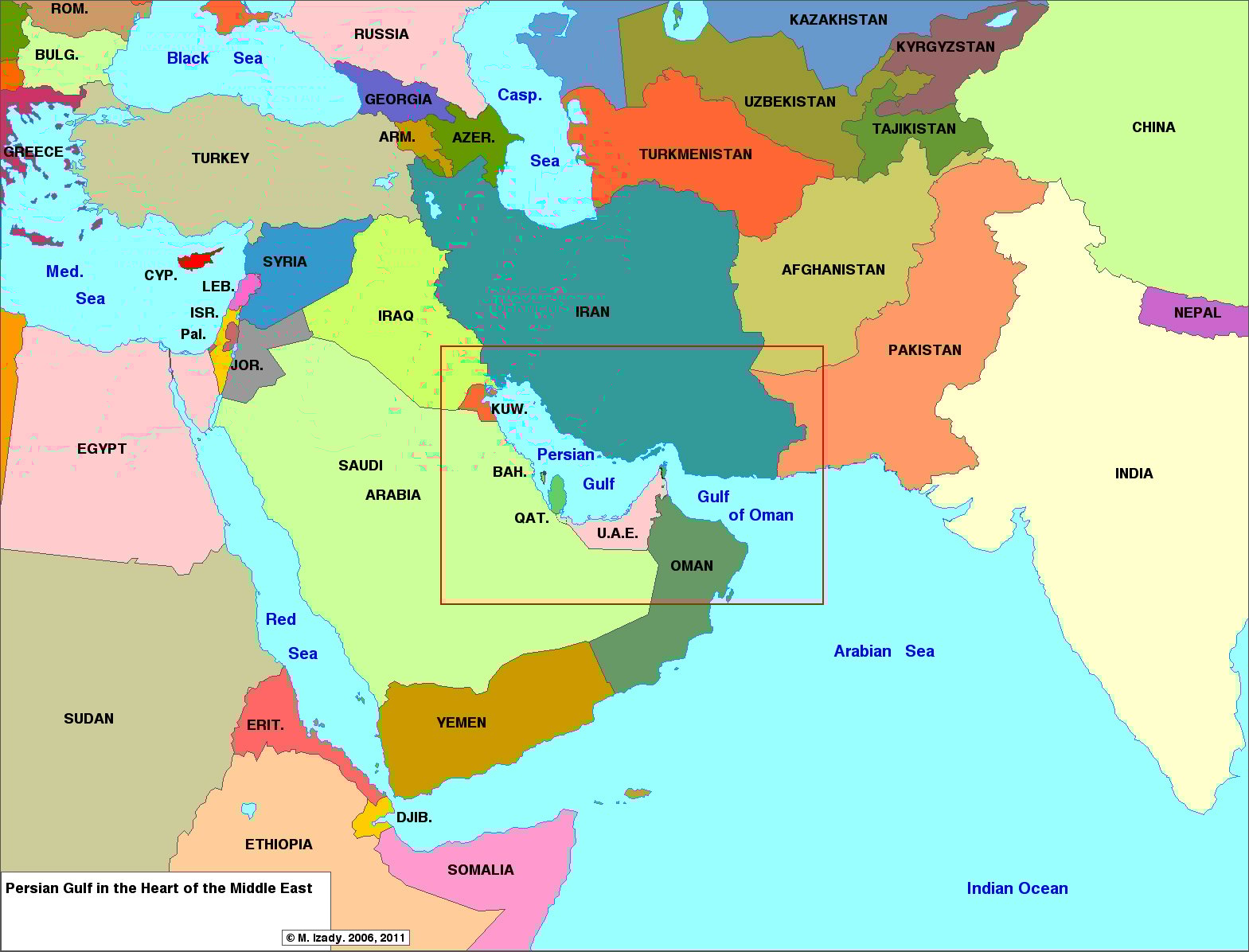 PokerStars has withdrawn from a host of gray market countries in the Middle East and Africa. (Image: gulf2000columbia.edu)